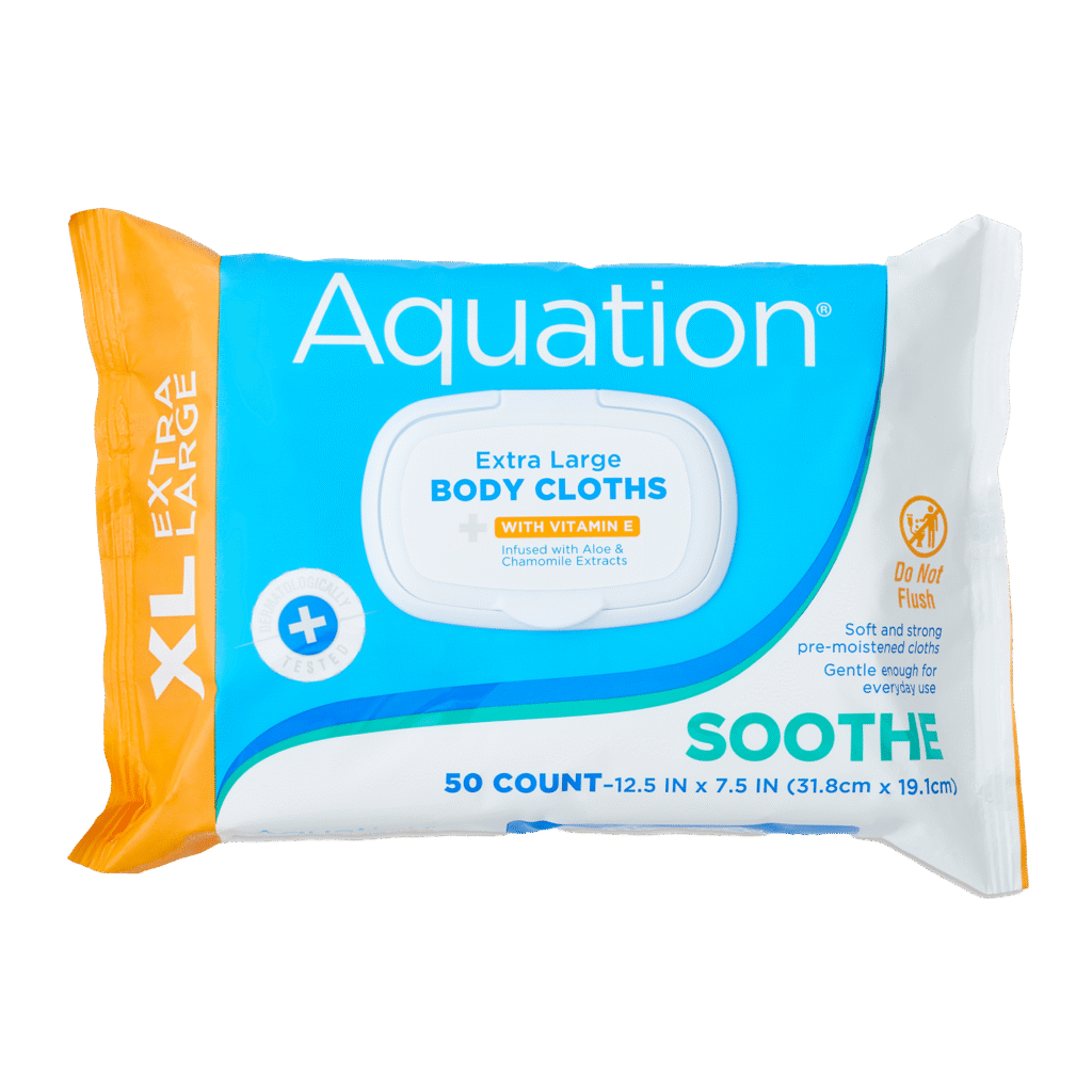Aquation XL Soothe Body Wipes